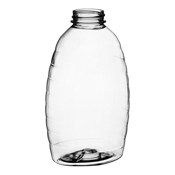 Captiva Containers 22 oz. (32 oz. Honey Weight) Customizable Classic Queenline PET Honey Bottle - 12/Case