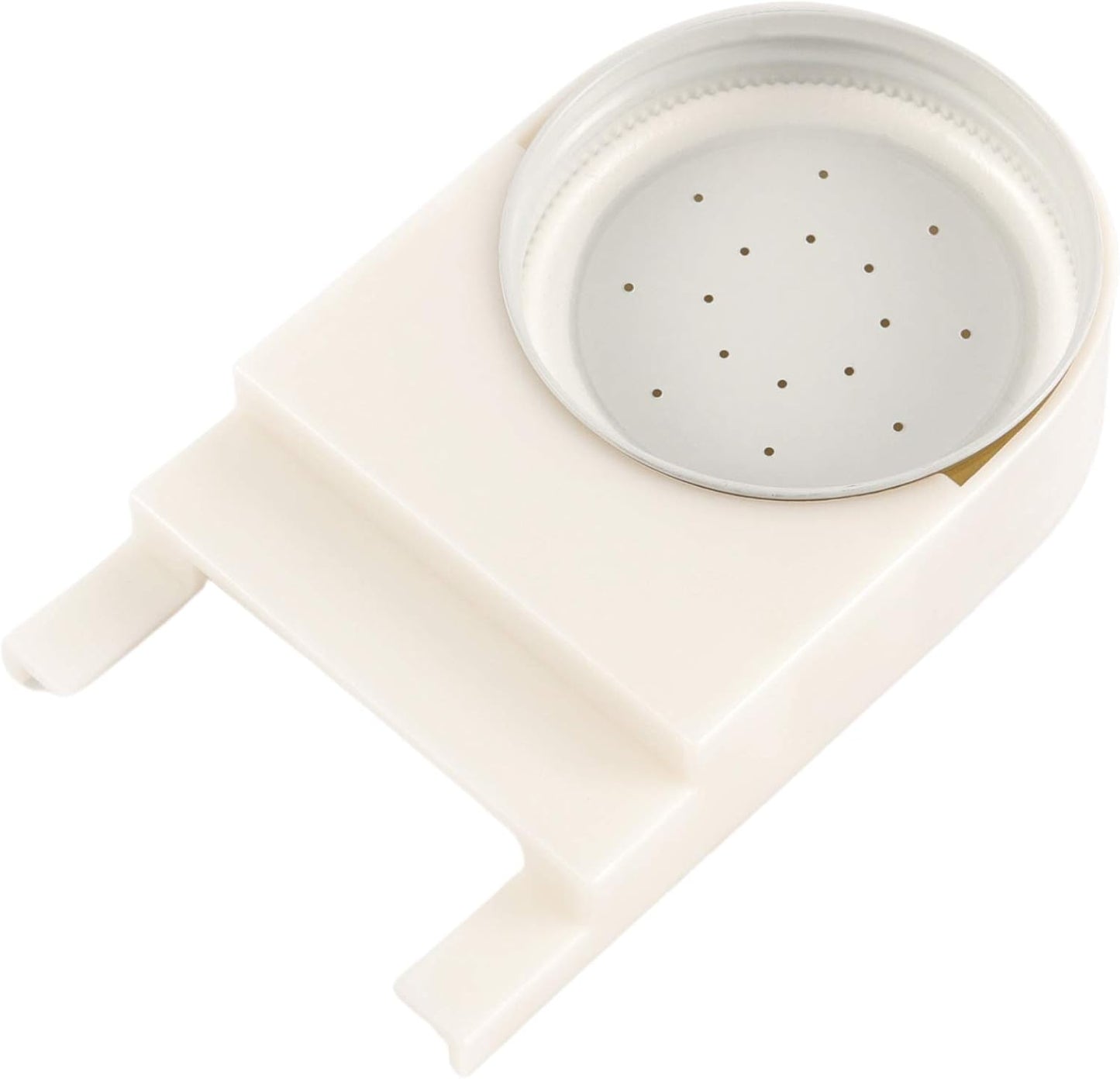 White Entrance Feeder with Lid