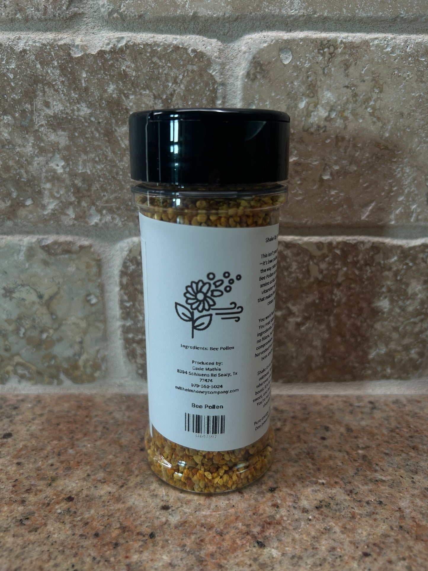 Bee Pollen – 5.5 oz Shaker Bottle