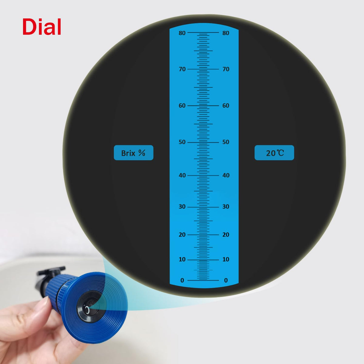 0-80% Brix Meter Refractometer