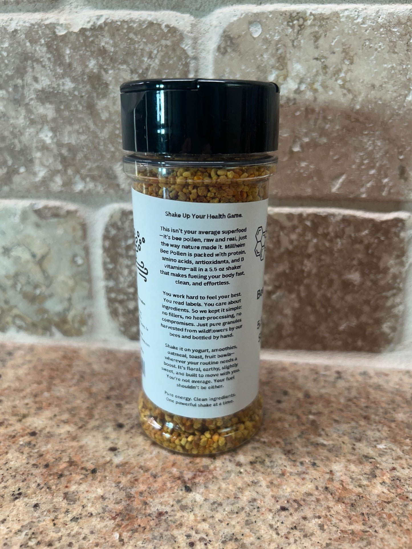 Bee Pollen – 5.5 oz Shaker Bottle