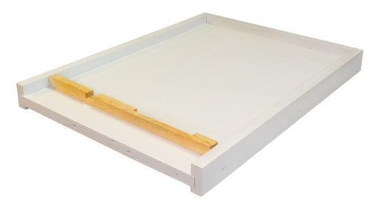 Painted 10 Frame Bottom Board with Entrance Reducer