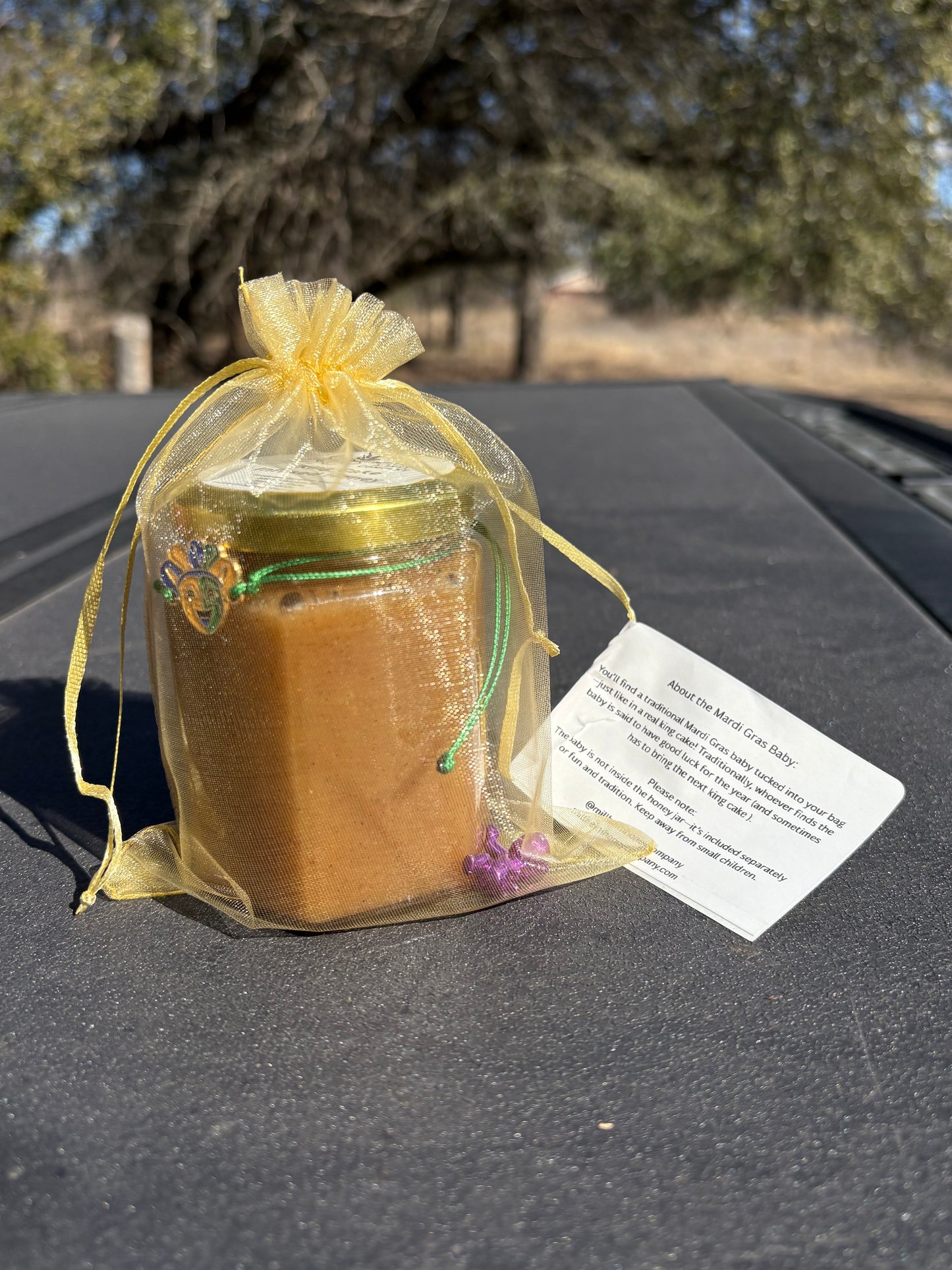 King Cake Infused Honey