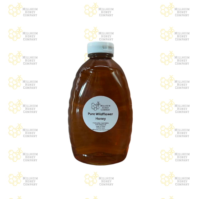 22oz Squeeze Bottle Pure Wildflower Honey