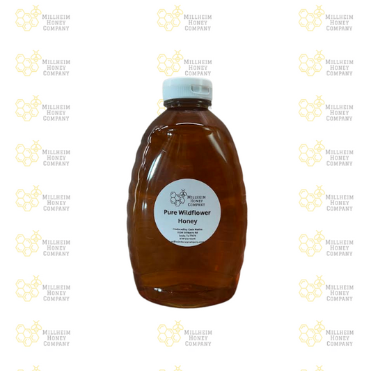22oz Squeeze Bottle Pure Wildflower Honey