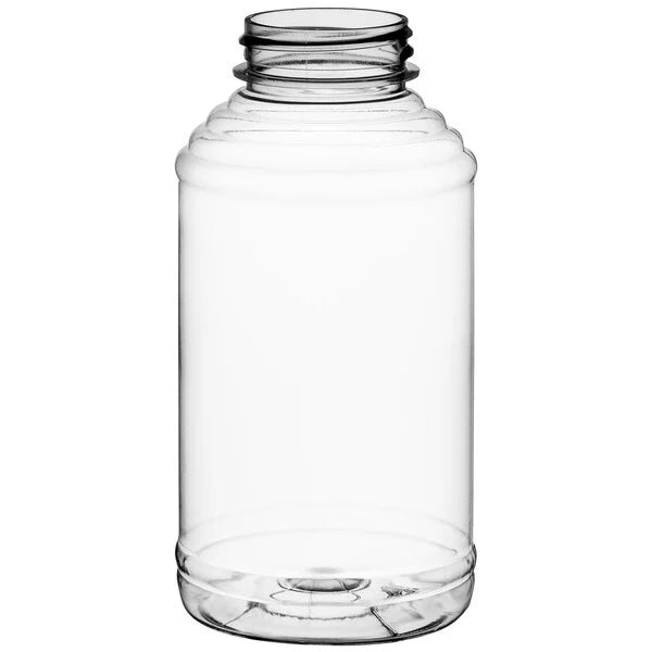 11.5 oz. (16 oz. Honey Weight) Skep PET Sauce / Honey Bottle - 12/Case