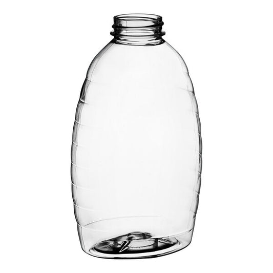 Captiva Containers 22 oz. (32 oz. Honey Weight) Customizable Classic Queenline PET Honey Bottle - 12/Case