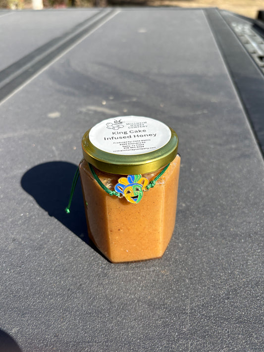 King Cake Infused Honey