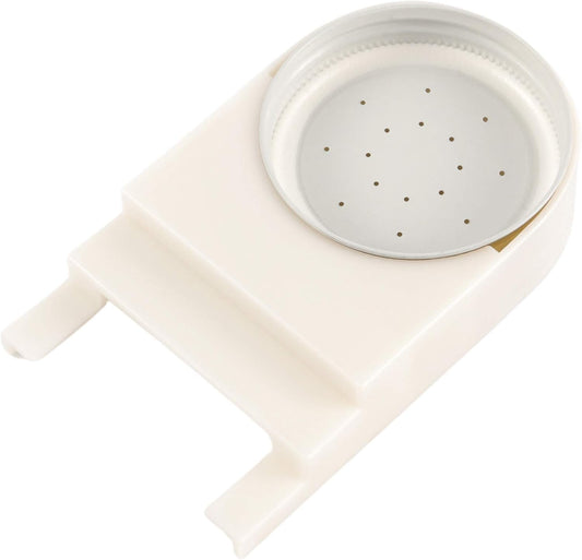 White Entrance Feeder with Lid