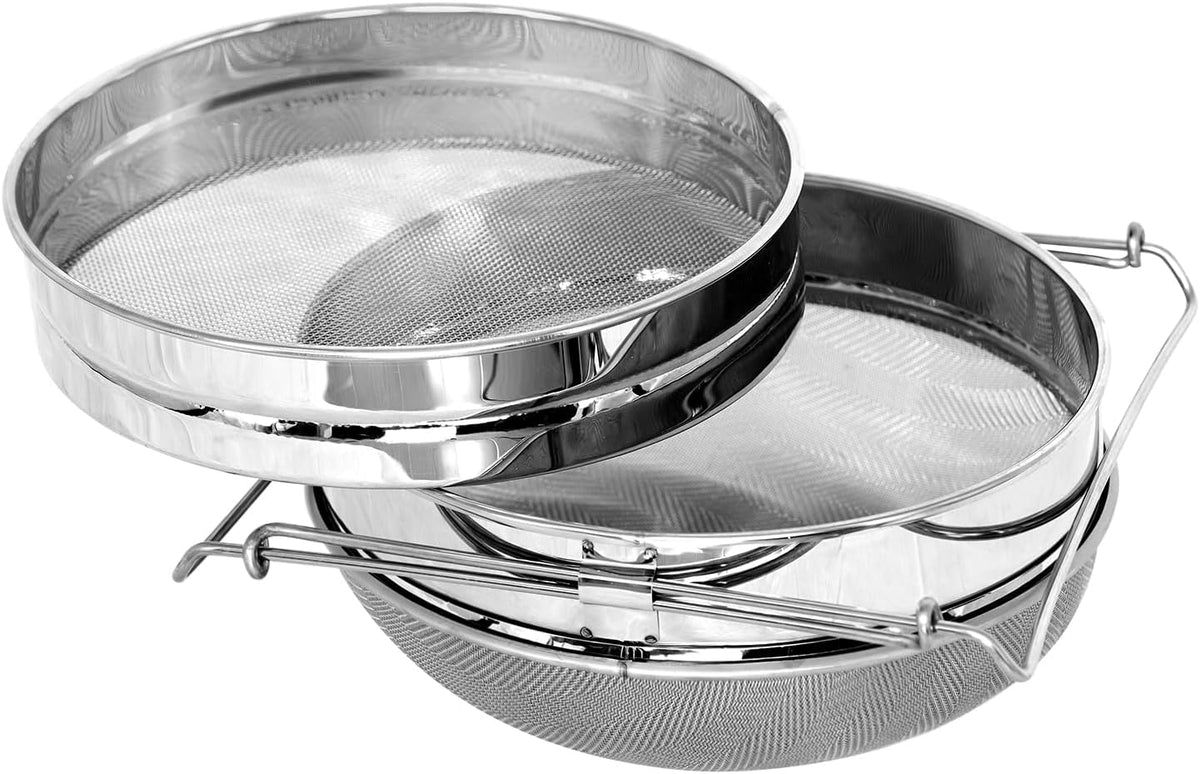 Double Sieve Honey Strainer