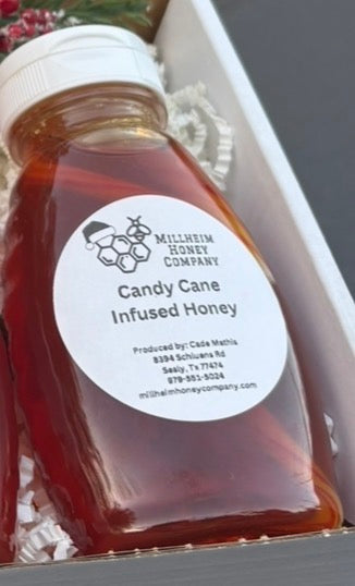 Candy Cane Infused Honey