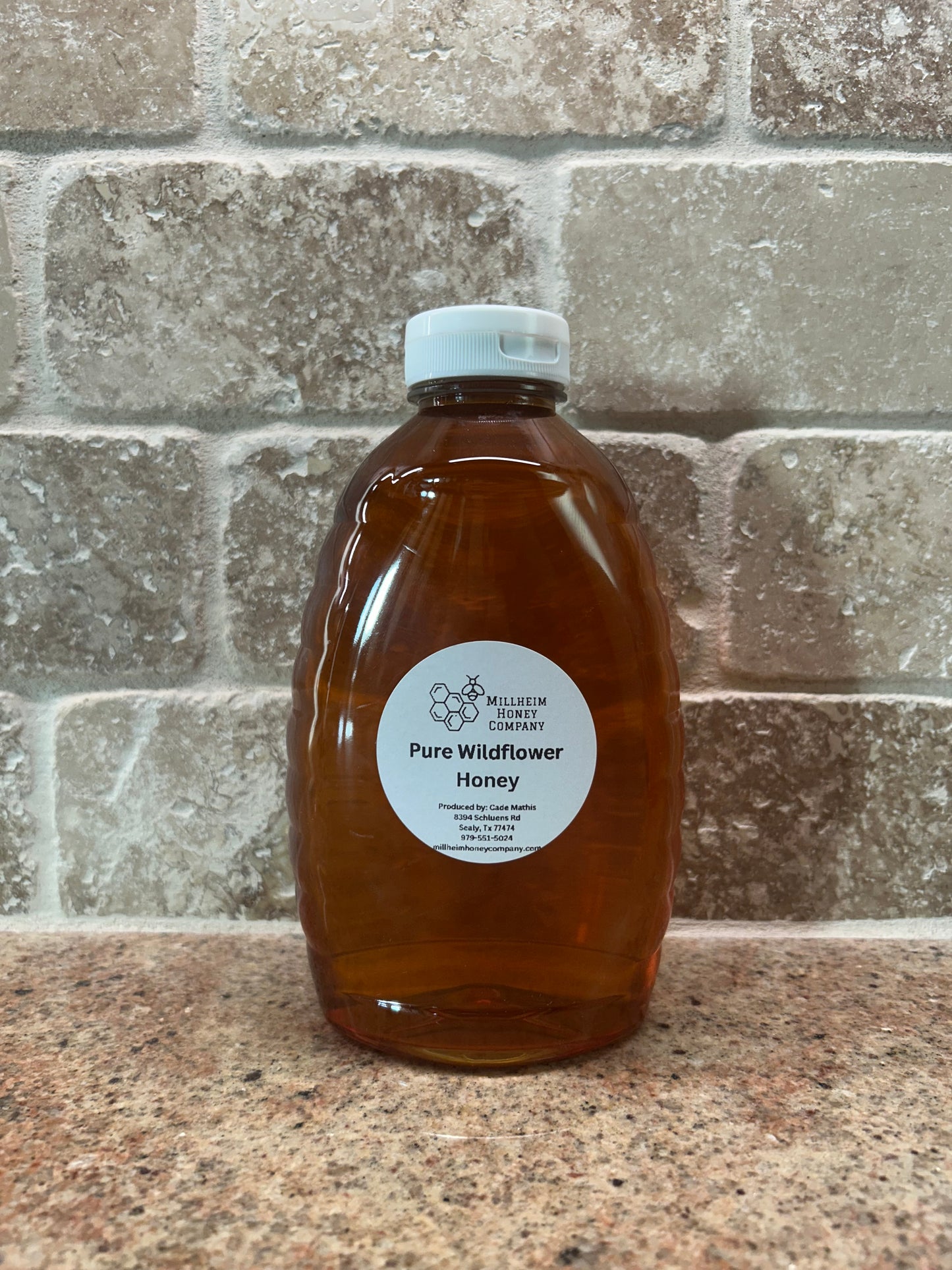 22oz Squeeze Bottle Pure Wildflower Honey