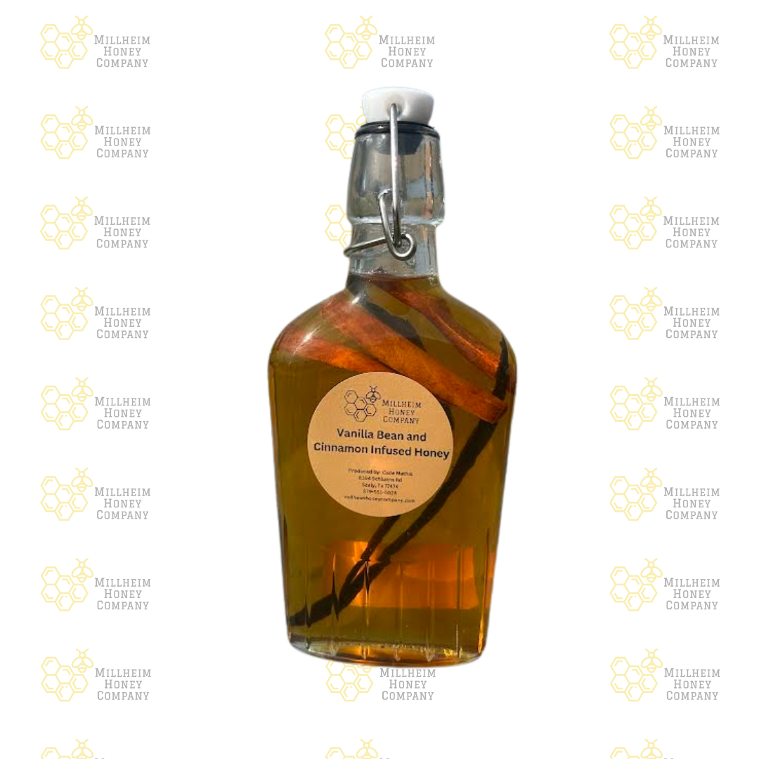 Vanilla Bean and Cinnamon Infused Honey