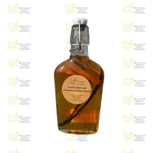 Vanilla Bean and Cinnamon Infused Honey