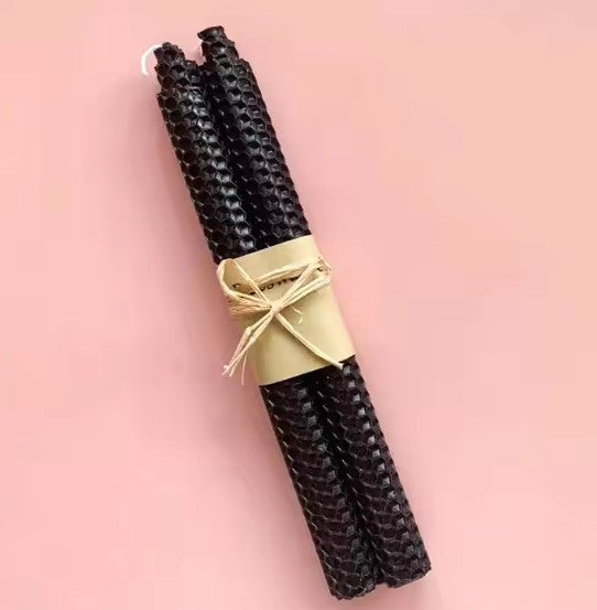 Black Beeswax Foundation Candles (2 Pack)