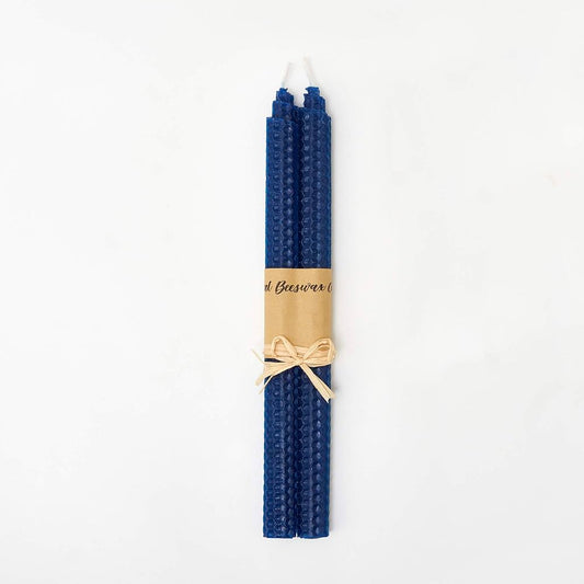 Blue Beeswax Foundation Candles (2 Pack)