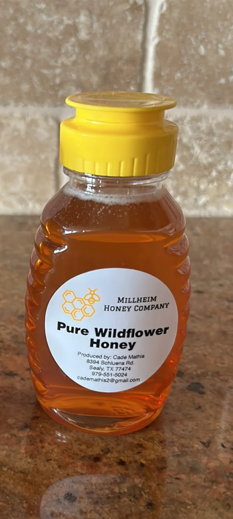 8oz Squeeze Bottle of Pure Wildflower Honey